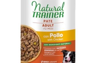 Natural Trainer Medium-Maxi Cibo Umido per Cani Adulti – Paté con Pollo 12 x 400g