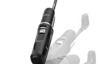 Tineco Floor ONE S7 Stretch Ultra Lavapavimenti aspirapolvere senza fili, ad umido e a secco, Design reclinabile a 180°zero grovigli, 50 minuti di autonomia, auto-pulizia FlashDry a 85°C