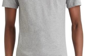 Levi’s Slim 2-pack Crewneck Tee, T-shirt Uomo, White/ Med Heather Grey, M