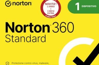 Norton 360 Standard 2026| Antivirus 1 dispositivo|15 mesi|Digital Download