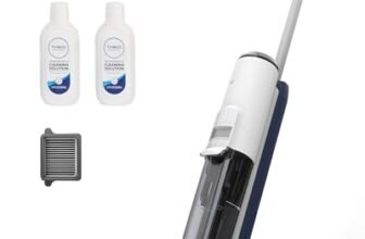 Tineco iFLOOR 5 Breeze Complete Aspirapolvere Lavapavimenti Senza Fili, Pulizia in Un Solo Passaggio per Pavimenti Duri, Bordi, Auto Pulizia, Scopa Elettrica Design Leggero e Senza Fili