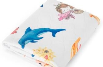 PISOLO – Coprimaterasso Ultra Assorbente 100% Impermeabile, Traversa Letto Bambino 91x86cm con Ali Rimboccabili Facile da Cambiare e Lavabile Ideale per Addestramento al Vasino