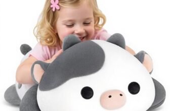 Mewaii Peluche Cuscino per Bambina Cuscino di Peluche Animali Kawaii Giocattoli Abbraccio Morbido Cuscino Giocattolo Regalo per Ragazza