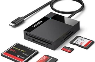 UGREEN USB C Lettore Schede SD TF CF MS Card Reader 4 in 1 Tipo C Adattatore per Scheda di Memoria Compatibile con iPhone 17 PRO Max MacBook PRO 2023 Air iPad PRO Air iPhone 16 PS5 4 Xbox Galaxy S23
