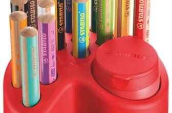 STABILO woody 3 in 1 – Premium DeskSet – Pack da 15-10 woody 3 in 1, 2 woody 3 in 1 Pastel, 3 woody 3 in 1 duo, 1 Temperino, 1 Deskset