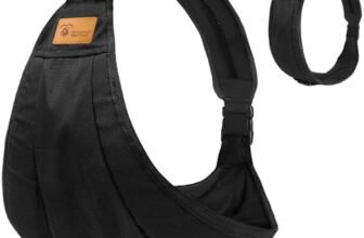 IBOPUXIU Laterale Fascia Neonato, Fascia Porta Bebe Regolabile, Fascia Neonato Ergonomico, Traspirante Marsupio Neonato 0-36 Mesi, Ergonomico Fascia