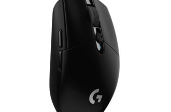 Logitech G G305 LIGHTSPEED Mouse Gaming Wireless, Sensore 12K HERO, 12.000 DPI, Design Leggero, 6 Pulsanti Programmabili, Batteria 250 Ore, Memoria Integrata, PC/Laptop – Nero
