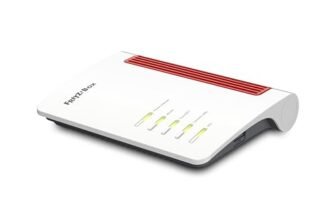 FRITZ!Box 7690, Modem Router Wi-Fi 7 Dual Band (2.4 GHz, 5 GHz) fino a 7.000 Mbit/s, per FTTC VDSL FTTH con ONT, 1x Wan 2,5 Gb, 1X Lan 2,5 Gb, 2X Lan Gb