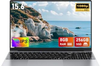 CHIFUYOU 15,6 pollici PC portatile 256GB SSD 8GB RAM DDR4 Computer portatile economico N4000 Notebook fino a 2,8 GHz, Full HD 1920 × 1080, Win 11, Wi-Fi 5 e Bluetooth Tastierino numerico
