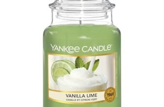 Yankee Candle Candela profumata in giara grande | Calce alla vaniglia | Durata Fino a 150 Ore | Regali per donne