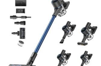 Mova S4 Detect Aspirapolvere Senza Fili, Max 91 min, Scopa Elettrica senza Fili, Spazzola Multi-superficie OptiInsight, Anti-groviglio, Display LED, Tappeti, Pavimenti Duri