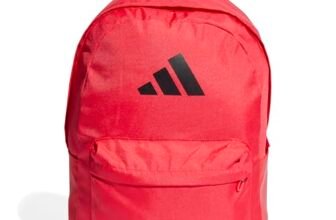 adidas Mixte CLASSIC 3BARS BACKPACK, pure ruby/black, One Size