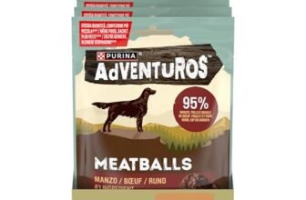 Adventuros High Meat 70g Meatballs nº1 ingrediente Manzo, 8 Confezioni da 70g