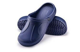 ESTRO Zoccoli Uomo Gomma Sabot – Ciabatte da Giardino Zoccoli Leggero Ciabatte Uomo Gomma F06 (43, Blu Scuro)