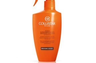 Collistar Acqua Superabbronzante Idratante Anti-Sale, Intensifica l’Abbronzatura, Azione Rinfrescante e Lenitiva per Corpo, Viso e Capelli, Senza SPF, 200 ml