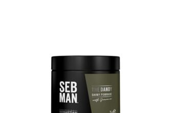 Seb Man The Dandy, Crema Styling Tenuta Leggera, Finish Lucido e Luminoso, Per Tutti i Tipi di Capelli, 75ml