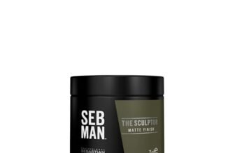 Seb Man The Sculptor, Crema Styling Effetto Matte, Dona Struttura ai Capelli, Tenuta a Lunga Durata, Per Tutti i Tipi di Capelli, Non Appiccica, con Argilla Minerale, 75ml