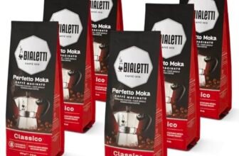 Bialetti Perfetto Moka Caffè Macinato, 1.5 Kg, Classico – 6 x 250 g