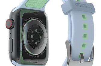 OtterBox All Day Cinturino per Apple Watch 44/45/46mm, morbido al tatto e resistente all’usura, cinturino in Silicone per Apple Watch, Blu/Verde