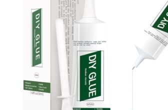 Colla modellante, plastica, trasparente, impermeabile, asciugatura rapida, artigianato, modellismo, carta, piccole parti – 50 ml