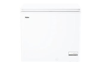 Haier Congelatore a Pozzetto, 196 Litri, Funzione Fast Freeze, Trattamento Antibatterico, Temperatura Regolabile, Luce LED, Classe D, 91,5 x 55,5 x 84,5 cm, Bianco – HCE200D