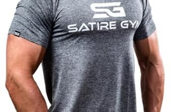 Satire Gym T-Shirt Sportiva da Uomo, S – XXL – Leggera e Traspirante, Ottimale per la Corsa e Fitness