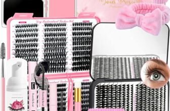 QUKLOGEN Kit di Estensione Delle Ciglia Fluffy fai da 930pcs DIY Individual Lashes con Lash Bond and Seal Rimuovi Ciglia Pinzette Shampoo Ciglia Doccia Fascia Pulizia Pennello Ciglia Mini Applicatore