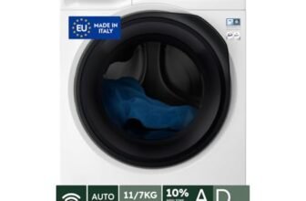 Electrolux EW8W7117GCQ Lavasciuga serie 800 UltraCare, Autodose, 11 kg Lavaggio, 7Kg asciugatura, SmartSelect con Display dinamico, Programma Vapore Refresh, Programma UltraQuick 49min, Classe A/D
