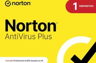 Norton Antivirus Plus 2026| 1 Dispositivo| 1 anno rinnovo automatico|Digital Download