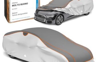 WALSER telo antigrandine per auto, Perma Protect, prodotto Molto Buono* copertura per auto antigrandine, certificato dal TÜV Austria* telo protettivo idrorepellente, Copriauto Misura 2