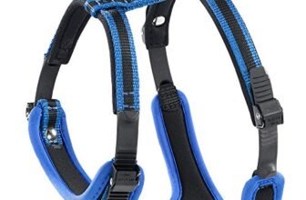 Ferplast Pettorina Cane Taglia Media ERGOCOMFORT Medium, Pettorina Cane Regolabile, Comoda, Imbottita, Chiusura a Doppia Microregolazione, Sgancio Rapido, Blu