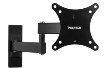 VulTech BTV-1326LITE Staffa da Parete per TV 13-26″ – Braccio Girevole ed Estendibile, VESA Max 100×100, Portata 15kg