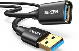 UGREEN Cavo Prolunga USB 3.0 Placcato Oro Cable Maschio A Femmina A 5Gbps per Stampante, Mouse, Tastiera, Hub, Pendrive, Controller, Occhiali VR, Unità Esterna (2M)