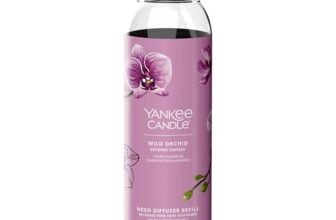 Yankee Candle Signature Diffusore a bastoncini Ricarica | Orchidea selvatica | 200 ml | Fino a 20 settimane di fragranza | Un regalo perfetto per una donna