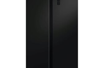 Electrolux EAT6ME53K0 Frigorifero Combinato da Incasso, 532 L (347+185), Classe E, No Frost, Raffreddamento 360°, Controllo Umidità, Fast Freeze, Touch Control, 39 dB, 220–240 V, Nero