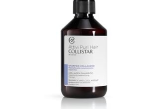 Collistar Attivi Puri Hair Shampoo Collagene, Ridensificante, Volumizzante, per Capelli Fini, Privi di Corpo, 250 ml