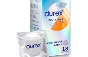 Durex Invisible XL, Preservativi Ultra Sottili e Extra-Large, 18 Profilattici