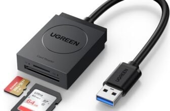 UGREEN USB 3.0 Lettore Schede SD Micro SD Adattatore di Memoria 5Gbps OTG Card Reader Supporter TF SDHC SDXC Micro SDHC Compatibile con Windows, Mac OS X, Linux