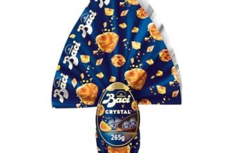 BACI PERUGINA Uovo di Pasqua 2026 Cioccolato all’Arancia Crystal con Sorpresa Esperienziale e 4 Cioccolatini 265g