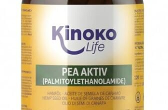 PEA Palmitoiletanolamide AKTIV 120 capsule. Pisello micronizzato ad elevata biodisponibilità. Con olio vegetale vergine spremuto a freddo. Levagen Quality. Non OGM. Pea integratore.
