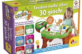 Lisciani Giochi – Carotina Tavolino 30 giochi