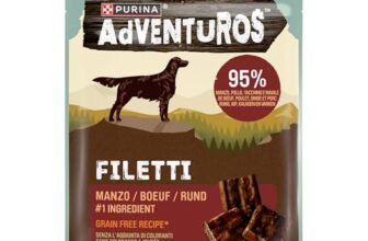 Adventuros High Meat 70g Filetti nº1 ingrediente Manzo, 8 Confezioni da 70g