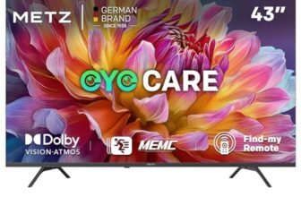 Metz 43 Pollici Smart TV UHD, 43MUF7000Z, MEMC, HDR10, Dolby Vision Atmos, Googlecast,Tuner DVB-T/T2/C/S/S2/Analogico