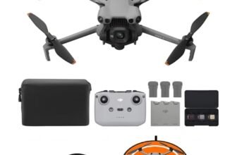 DJI Mini 5 Pro Combo Fly More con DJI RC-N3, 4K Drone con Fotocamera, CMOS da 1 Pollice, Rilevamento Omnidirezionale Degli Ostacoli, ActiveTrack 360°, 3 Batterie, C0 (Landing Pad + Elastic Band)