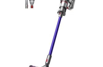 Dyson V11™ Advanced aspirapolvere senza filo, 200 Airwatt, autonomia 60 minuti, tecnologia anti-groviglio, aspirapolvere per pavimenti e portatile (Nichel/Viola)