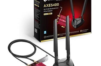 TP-Link Archer TXE75E AXE5400Mbps Scheda di Rete Wireless WiFi 6E PCIe, Bluetooth 5.3, Staffa a Basso Profilo, Scheda Wifi PC Fisso, Tri-Band (6 GHz/5 GHz/2.4 GHz), WPA3, Supporta Windows 10/11