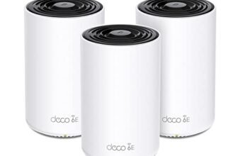 TP-Link Deco XE75 (3-pack) Mesh Router AXE5400 Wi-Fi 6E Tri-Band, Per Tutta La Casa, Porta Gigabit, 802.11ax 6 GHz, AI-Driven, TP-Link HomeShield, MU-MIMO, OFDMA