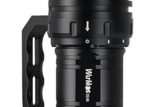 Wurkkos DL06 Torcia Subacquea da 15000 Lumen, 6 * XHP50.2 LED Torcia Subacquea Ricaricabile, Porta di ricarica USB C integrata Torcia Impermeabile Super luminosa IPX-8 Con 3 5000mAh Batterie