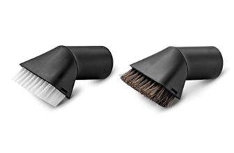 Kärcher Set di Due Spazzole per la Pulizia dei Veicoli, Compatibile con tutti gli Aspiratori Solidi-Liquidi WD