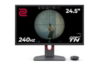 BenQ ZOWIE XL2540K eSports Monitor Gaming 24 pollici, 240 Hz, TN rapido, 1080p, HDMI 2.0 X3, DisplayPort, XL Setting to Share, PROGamer Base